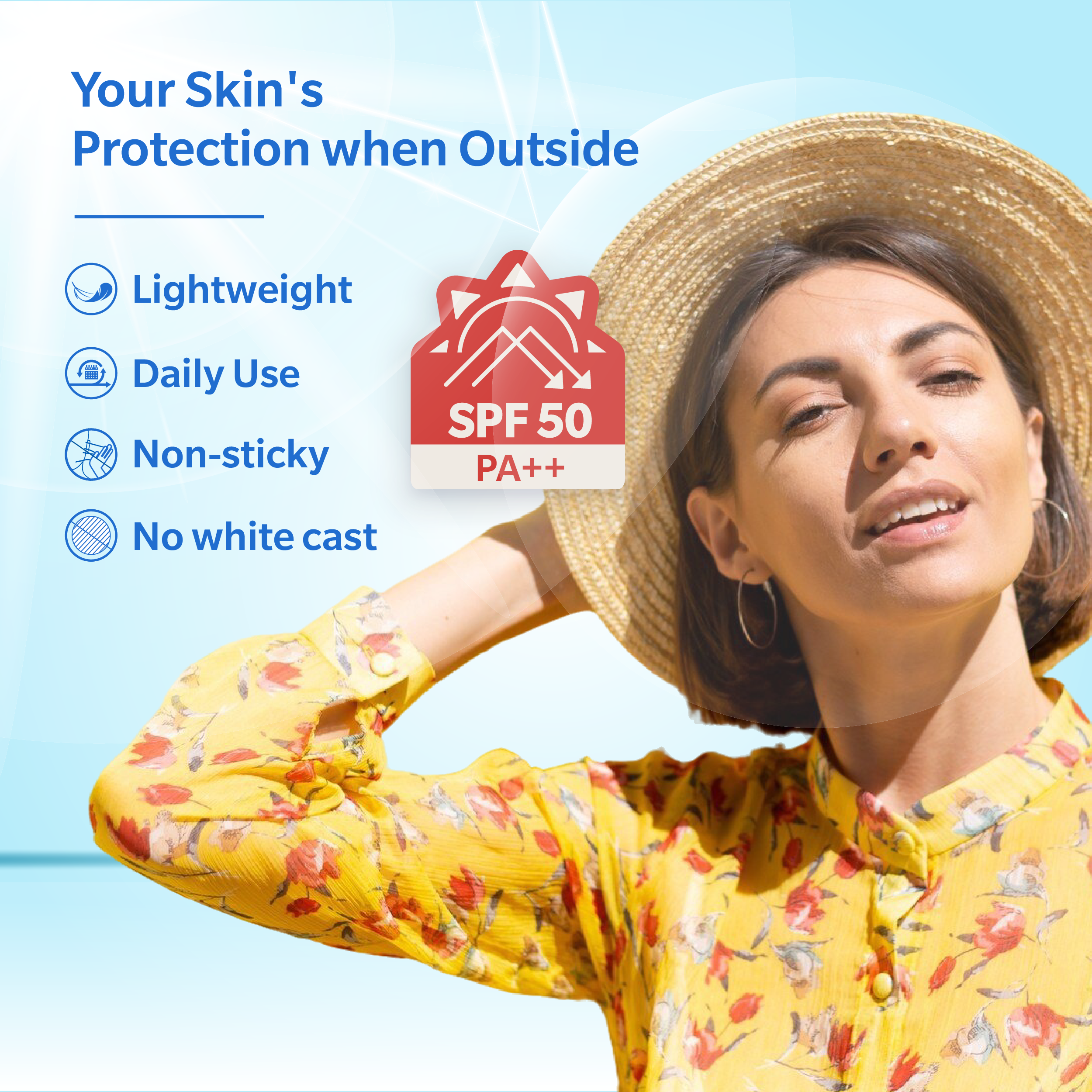 Sun Smart Lite Lotion | SPF50 PA++ | 50g