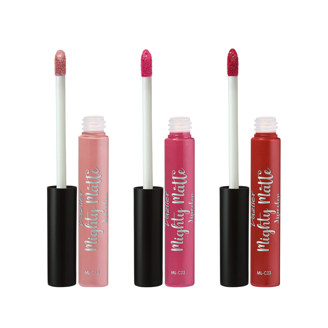 Mighty Matte Lipcolour | Choose Your Own Shades | Pack of 3